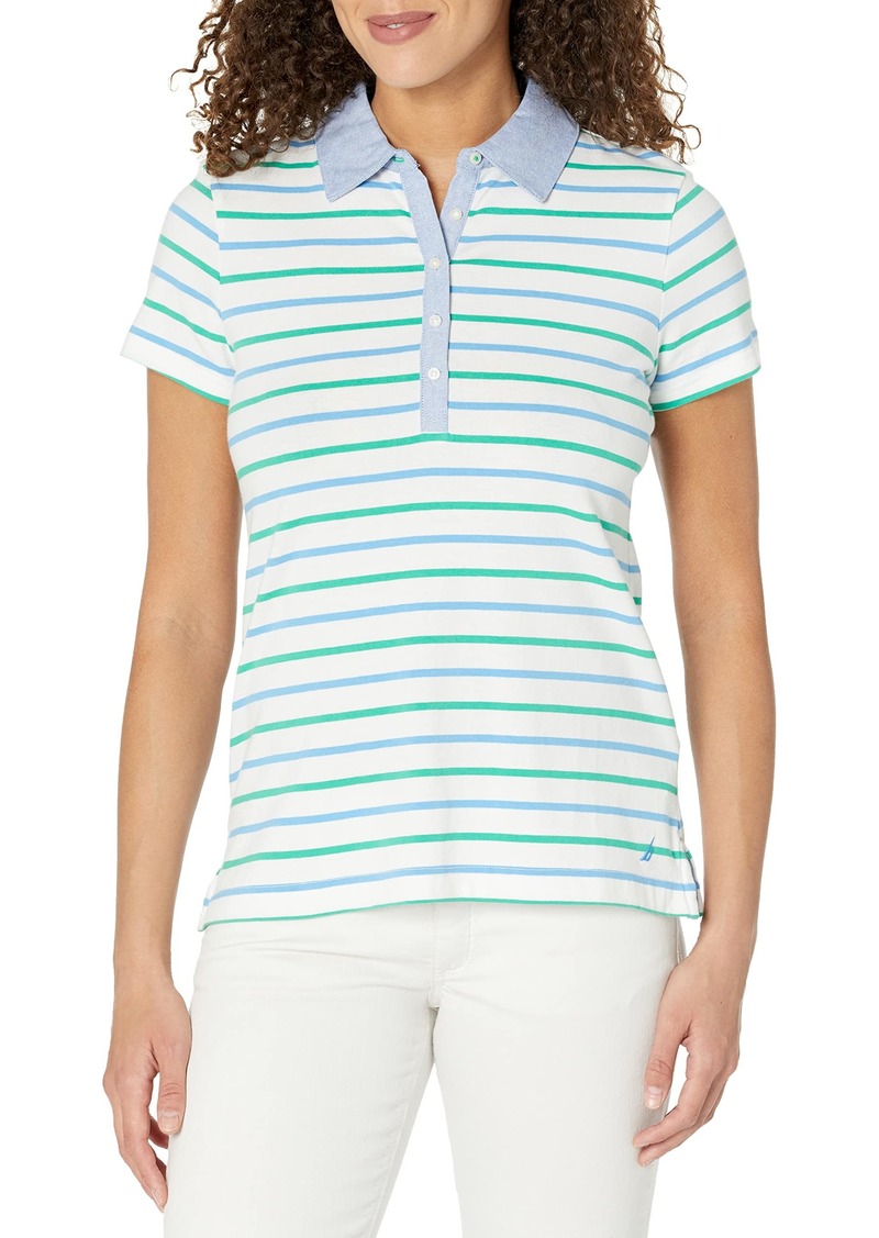 Nautica Women's 5-Button Polo