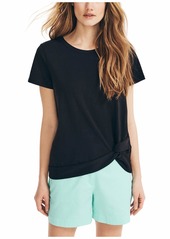 Nautica Women's Classic Fit Side Knot Top