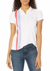 Nautica Women's Classic Heritage Short Sleeve Polo Shirt