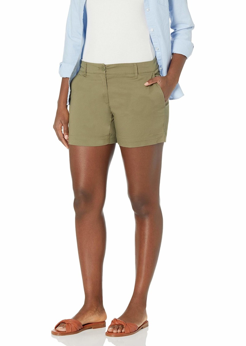 Nautica Women's Comfort Tailored Stretch Cotton Solid and Novelty Short