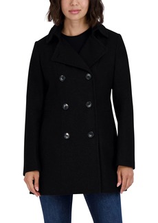 Nautica Women's Double Breasted Peacoat with Removable Hood