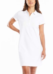 Nautica Women's Easy Classic Short Sleeve Stretch Cotton Polo Dress
