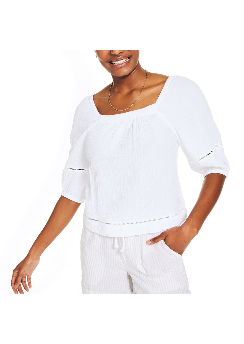 Nautica Women's Square-Neck Top