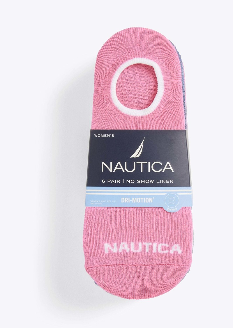 Nautica Womens Stretch Liner Socks, 6-Pack
