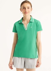 Nautica Womens Sustainably Crafted Deck Polo