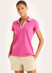 Nautica Womens Sustainably Crafted Deck Polo