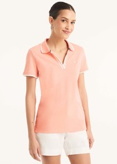 Nautica Womens Sustainably Crafted Deck Polo