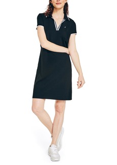Nautica Women's Sustainably Crafted Ocean Polo Dress