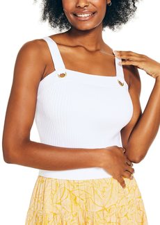 Nautica Women's Sustainably Crafted Ribbed Sweater Tank