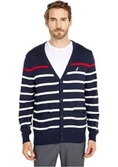 Nautica Striped Cardigan Sweater