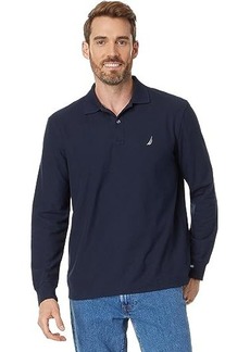 Nautica Sustainably Crafted Classic Fit Long Sleeve Deck Polo