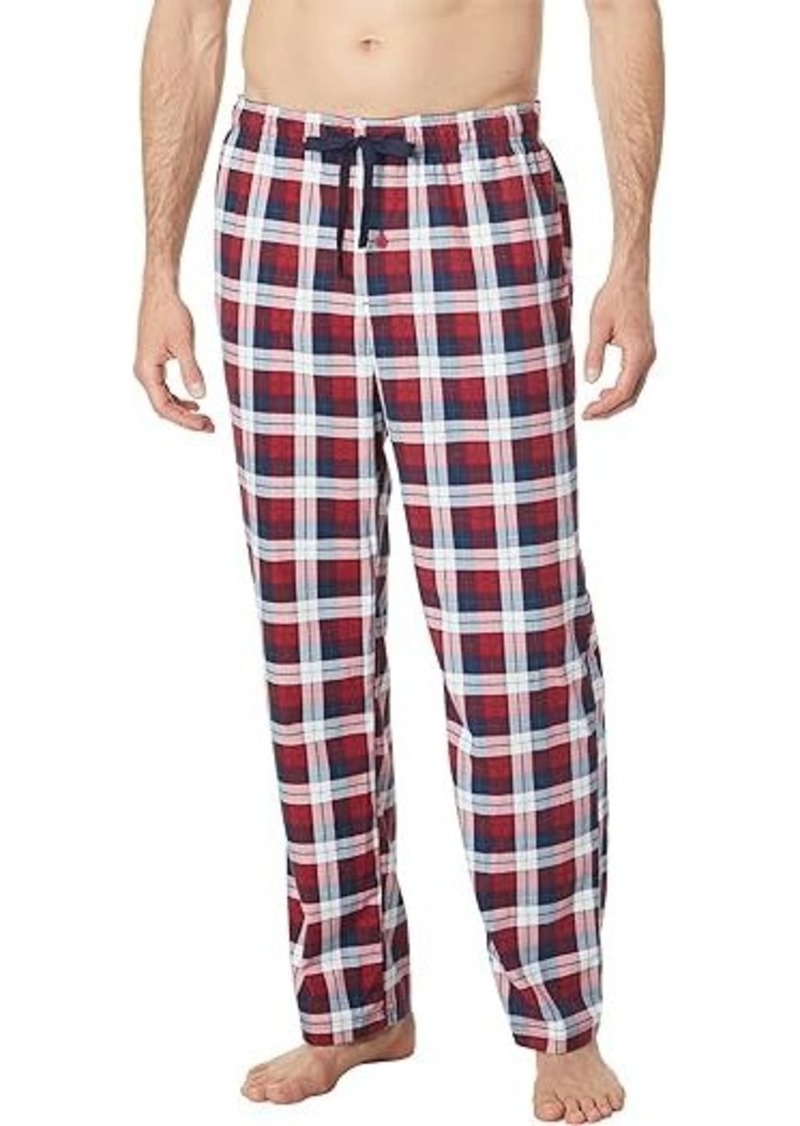 Nautica Sustainably Crafted Plaid Fleece Sleep Pants