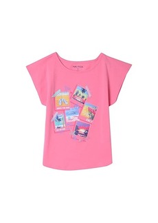 Nautica Toddler Girls' Fashion Silhouette Graphic Tee Shirt