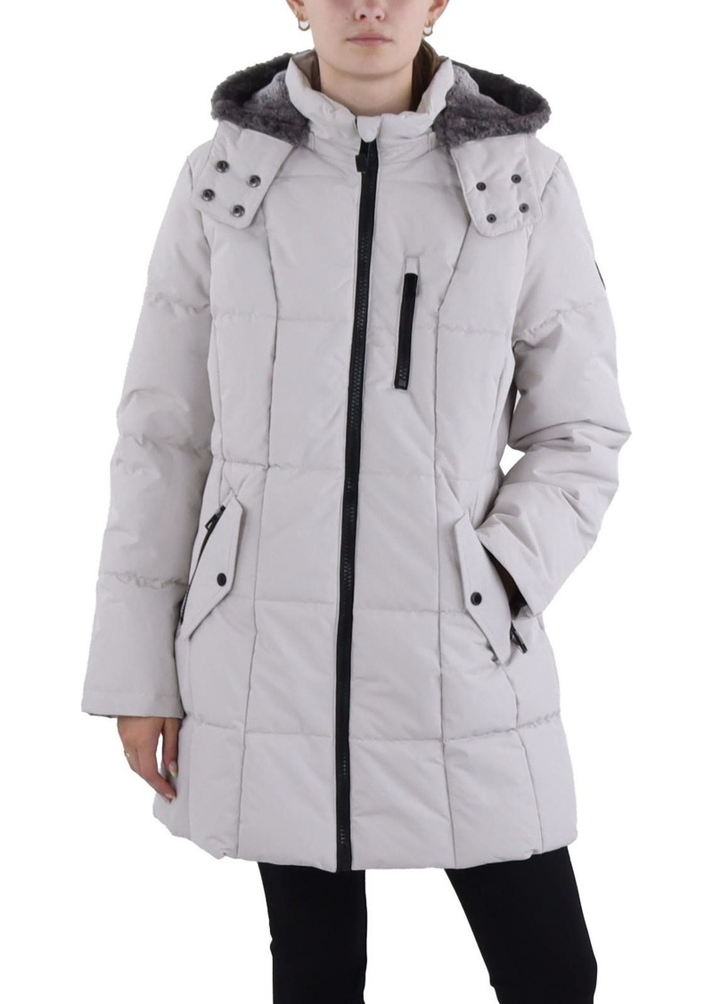 Nautica Womens Water Resistant Cold Weather Parka Coat