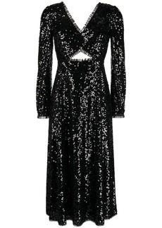 Needle & Thread Elara sequin-embellished midi dress
