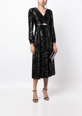 Needle & Thread Elara sequin-embellished midi dress