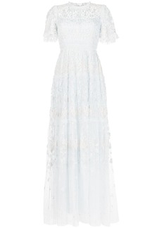 Needle & Thread Emiliana embroidered gown