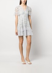 Needle & Thread Primrose floral-embroidered dress