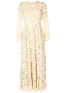 Needle & Thread sequin-embellished gown