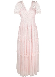 Needle & Thread Thea sequin-embelished tulle dress
