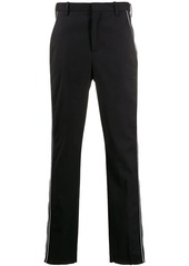 Neil Barrett contrast piped tailored trousers
