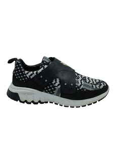 Neil Barrett Nubuck and Leather-Trimmed Printed Sneakers in Multicolor Neoprene