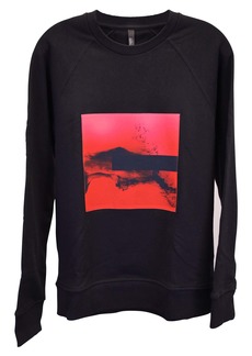 Neil Barrett Printed Sweater in Black Cotton