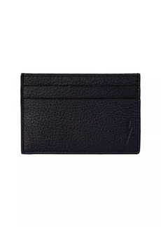 Neil Barrett Sleek Leather Card Holder Men's Wallet