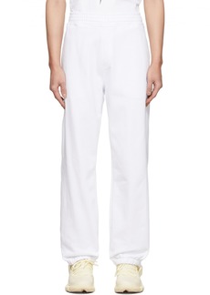 Neil Barrett White Thunderbolt Lounge Pants