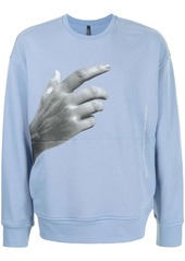 Neil Barrett 'The Other Hand Series' sweatshirt