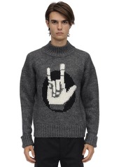 Neil Barrett Wool & Alpaca Knit Sweater