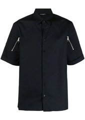 Neil Barrett zip-detail cotton shirt