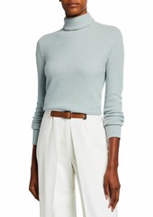 Neiman Marcus Cashmere Honeycomb Turtleneck Sweater