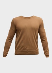 Neiman Marcus Men's Cashmere-Silk Crewneck Sweater
