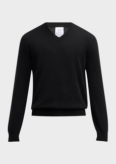 Neiman Marcus Men's Cashmere V-Neck Sweater