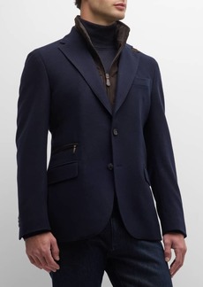 Neiman Marcus Men's Wool Travel Jacket