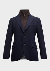 Neiman Marcus Men's Wool Travel Jacket