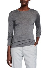 Neiman Marcus Superfine Cashmere Crewneck Sweater