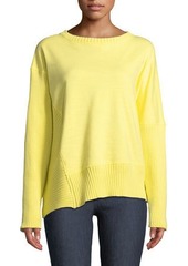 Neon Buddha South Beach Pullover Sweater w/ Asymmetric Hem