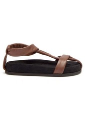 Neous - Proxima Leather Flat Sandals - Womens - Brown