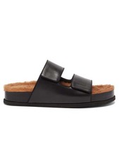 NEOUS Dombai shearling-lined leather slides