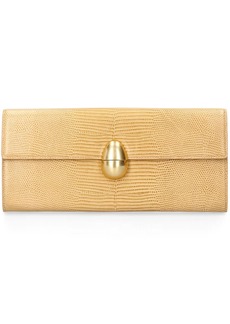 Neous Phoenix Embossed Leather Clutch
