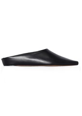 Neous slip-on flat leather mules