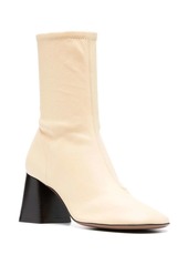 Neous sock-style leather boots