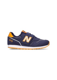 New Balance 373 Faux Leather & Mesh Strap Sneakers