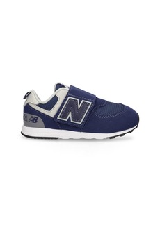 New Balance 574 Faux Leather Sneakers