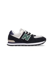 New Balance 574 Leather & Mesh Lace-up Sneakers