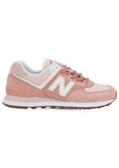 New Balance 574 Suede & Mesh Sneakers