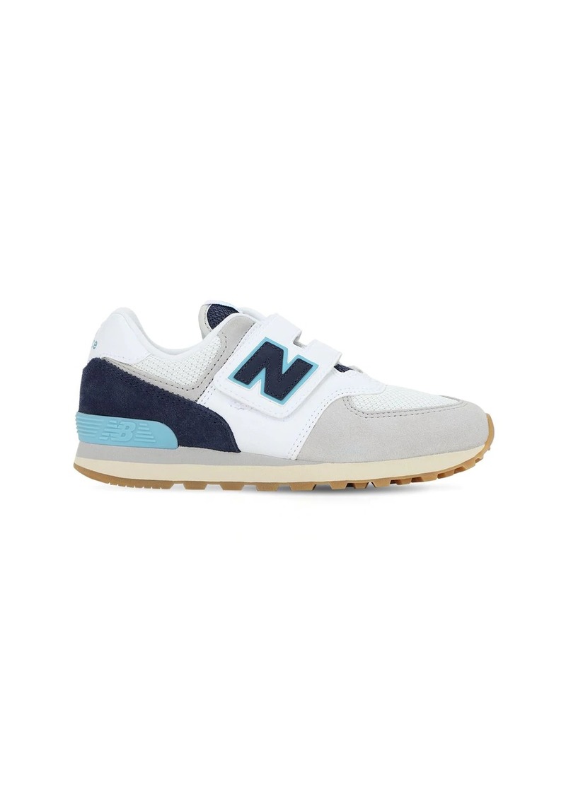 new balance 574 suede & mesh sneakers