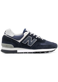 New Balance 576 logo-patch leather sneakers